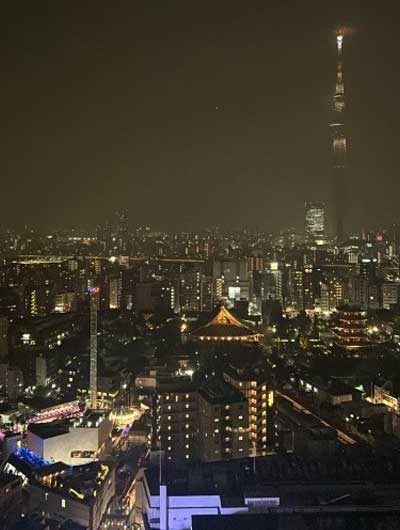 浅草の夜景