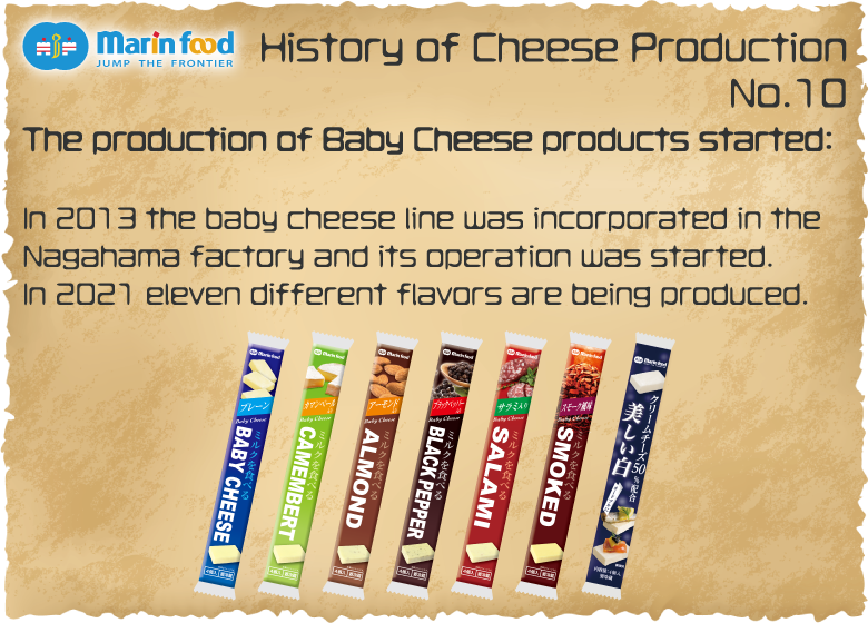 The production of Baby Cheese products started