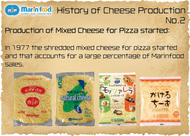 Production of Mixed Cheese for Pizza started