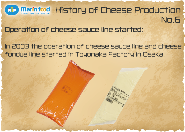 Operation of cheese sauce line started