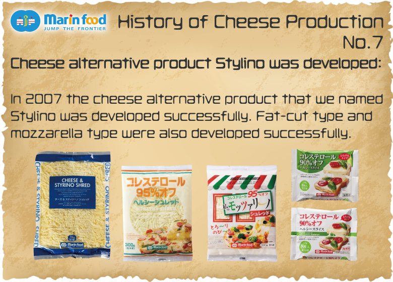 Cheese alternative product Stylino was developed